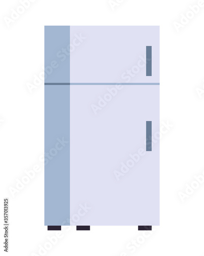 fridge kitchen appliance isolated icon