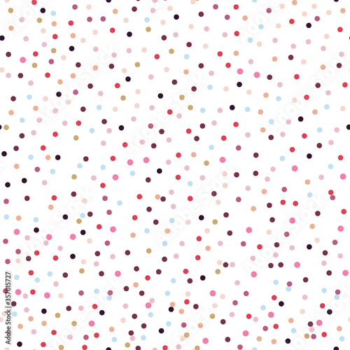 Seamless colorful dots pattern