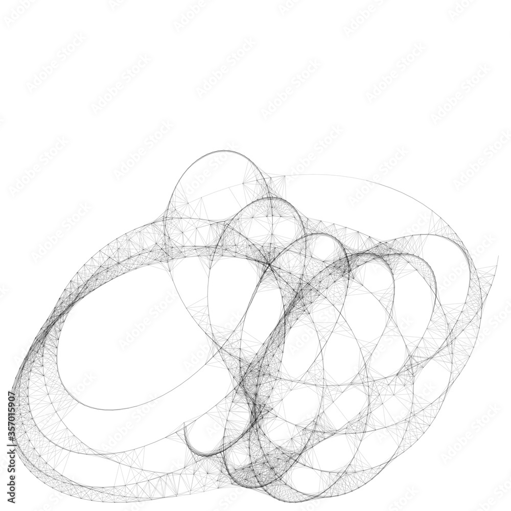 Abstract curve line art sketch illustration Abstract curve line art sketch illustration