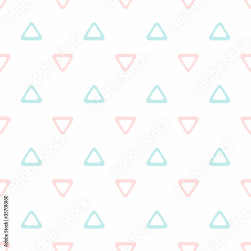 Seamless pattern with repeating outlines of triangles. Pastel vector illustration. Free Download Seamless pattern with repeating outlines of triangles. Pastel vector illustration. - GFXLoad