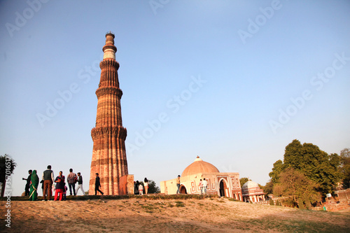 Photography Qutub minar, Delhi Monument Fort Landscape, Historical, New Delhi, India