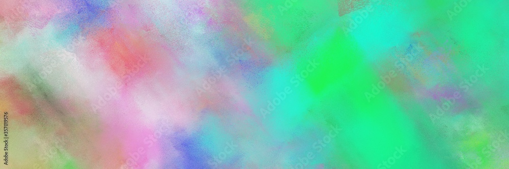 abstract colorful diagonal backdrop with lines and medium aqua marine, pastel violet and light sea green colors. art can be used as background or texture
