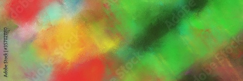 abstract colorful diagonal backdrop with lines and olive drab  forest green and sienna colors. art can be used as background or texture