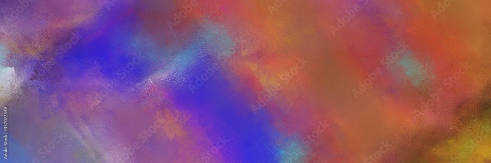 abstract colorful diagonal background with lines and sienna, slate blue and antique fuchsia colors. can be used as poster, background or banner