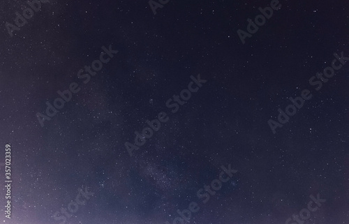 Milky Way Galaxy in a Light Polluted Sky