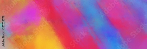 abstract colorful diagonal backdrop with lines and mulberry   bronze and royal blue colors. can be used as card  banner or header