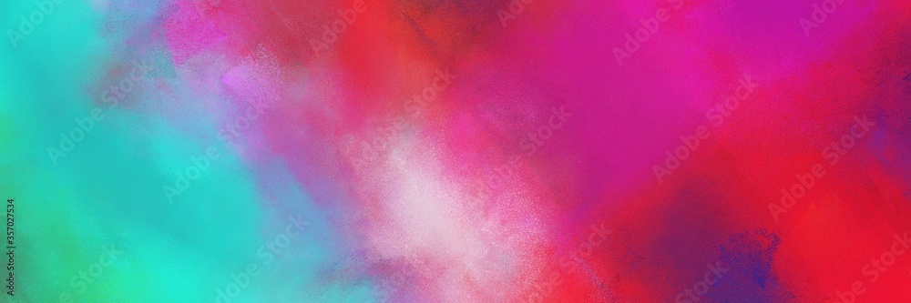 abstract colorful diagonal background graphic with lines and moderate pink, light sea green and light pastel purple colors. art can be used as background illustration
