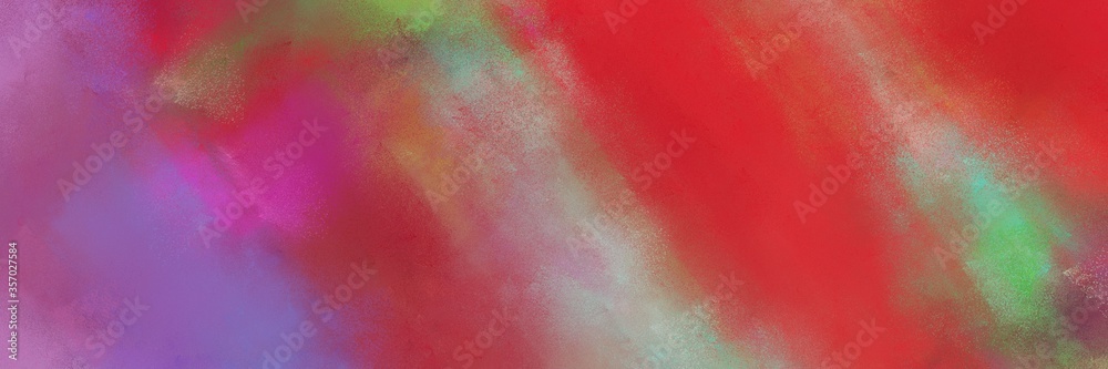 abstract colorful diagonal background with lines and moderate red, dark sea green and moderate violet colors. can be used as canvas, background or banner