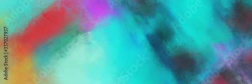 abstract colorful diagonal background graphic with lines and medium turquoise, light sea green and indian red colors. can be used as card, banner or header