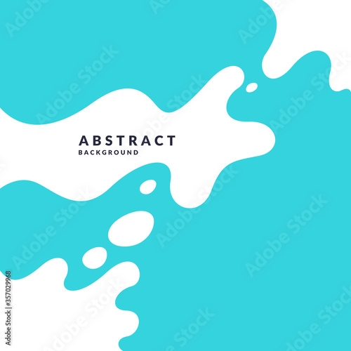 Poster with dynamic waves. Vector illustration in minimal style. Abstract background.