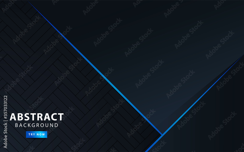 premium modern dark abstract background banner with blue line. vector illustration. premium modern dark abstract background banner with blue line. vector illustration.