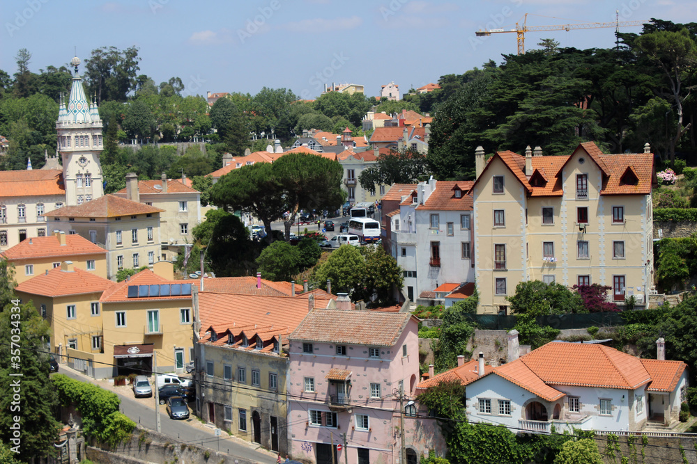 Landscape of Portuguese village of Sintra 