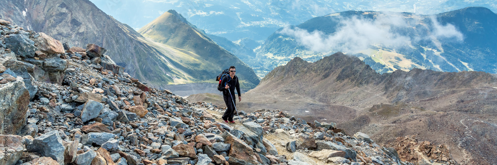 Fotografie Mont Blanc mountain, White mountain