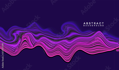 Vector Modern abstract design background Flow motion