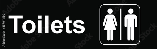 gets and ladies toilet door signs