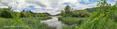 Panoramic Landscape of Pancharevo lake, Bulgaria