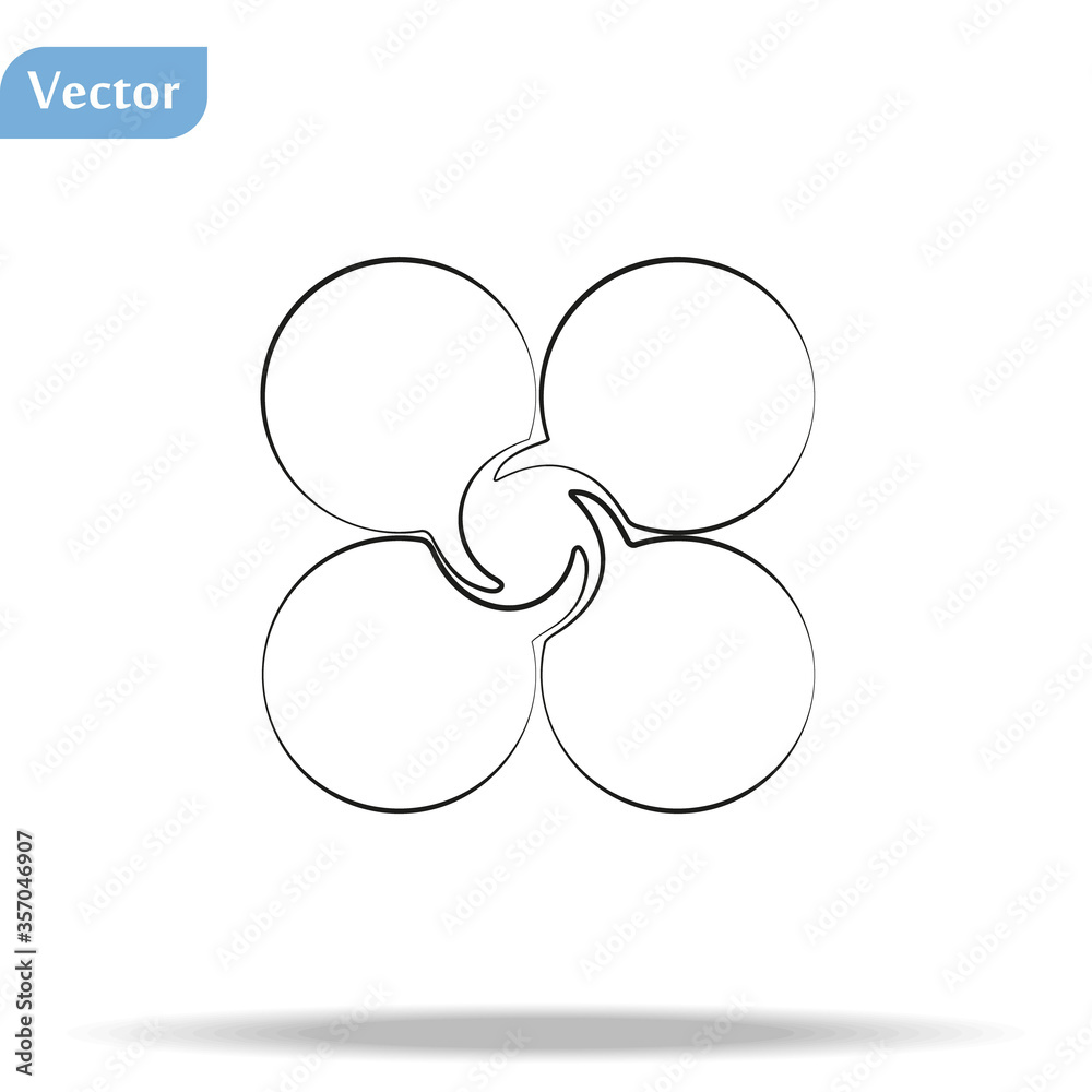 Fan icon on background for graphic and web design. Creative illustration concept symbol for web or mobile app. eps10 Fan icon on background for graphic and web design. Creative illustration concept symbol for web or mobile app. eps10