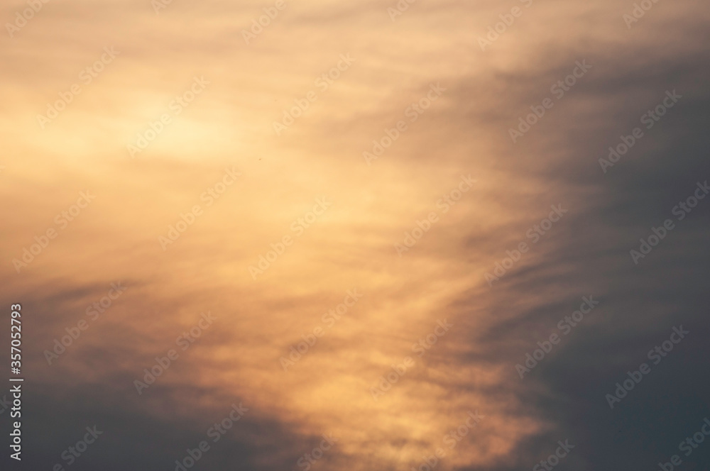 Pastel clouds as a background
