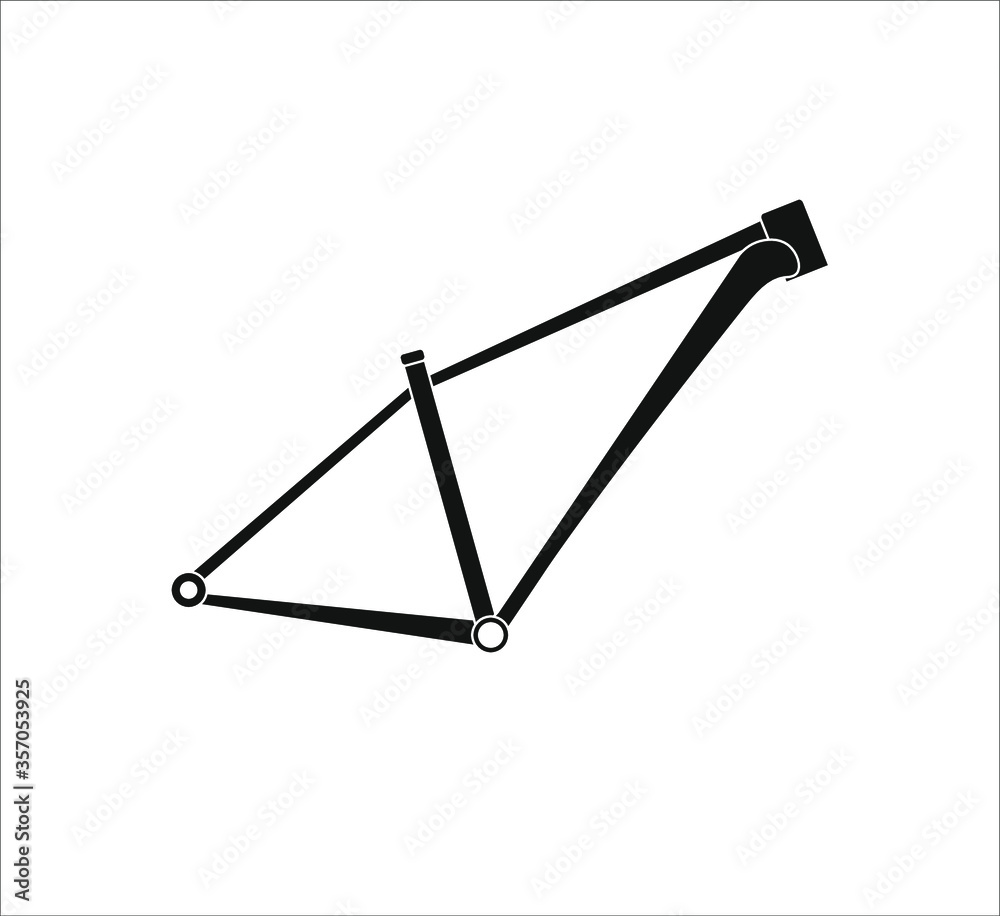 mountain bike frame. illustration for web and mobile design. mountain bike frame. illustration for web and mobile design.