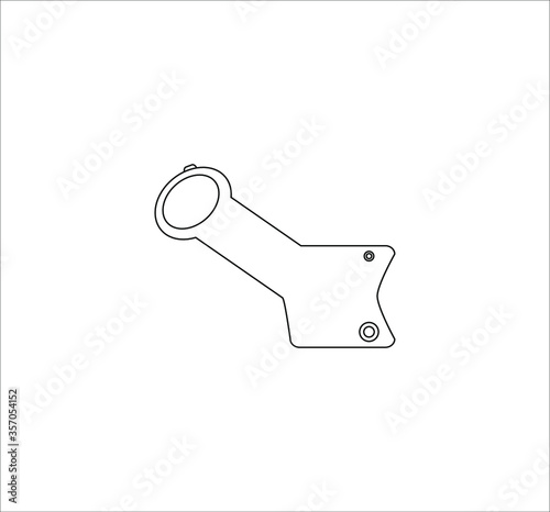 mountain bike power. illustration for web and mobile design.