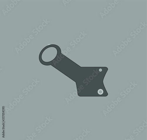 mountain bike power. illustration for web and mobile design.