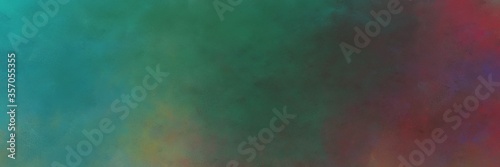 beautiful vintage abstract painted background with dark slate gray, teal blue and old mauve colors and space for text or image. can be used as postcard or poster