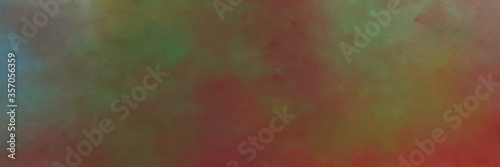 beautiful abstract painting background graphic with dark olive green and gray gray colors and space for text or image. can be used as horizontal header or banner orientation