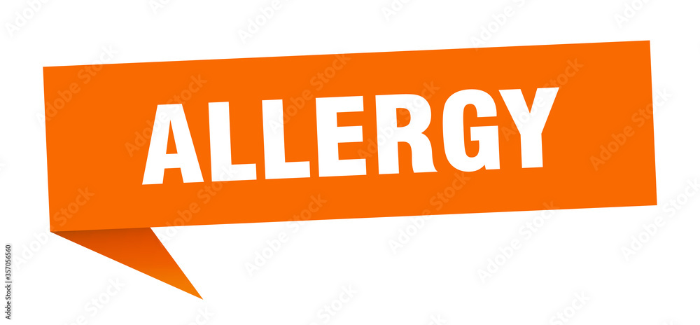 allergy banner. allergy speech bubble. allergy sign allergy banner. allergy speech bubble. allergy sign