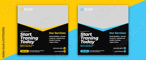 Gym Banner post design