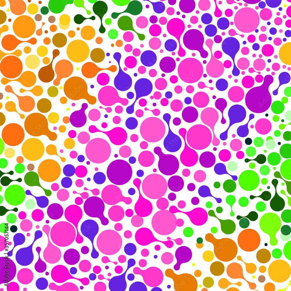 Fototapeta premium vector bright molecules on a light background.