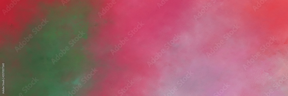 beautiful abstract painting background graphic with indian red and mulberry  colors and space for text or image. can be used as horizontal header or banner orientation