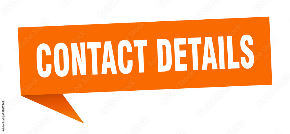 contact details banner. contact details speech bubble. contact details sign contact details banner. contact details speech bubble. contact details sign