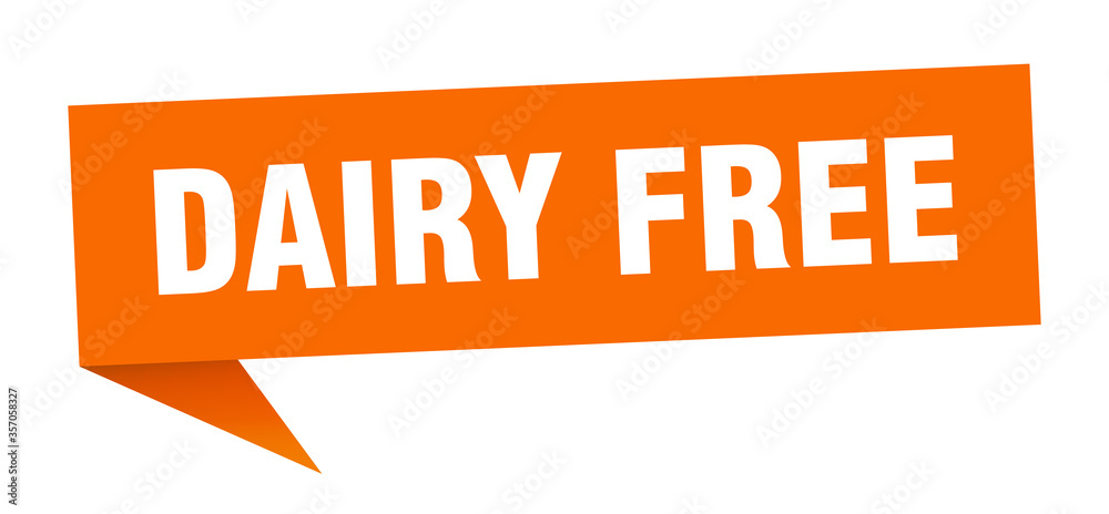 dairy free banner. dairy free speech bubble. dairy free sign dairy free banner. dairy free speech bubble. dairy free sign
