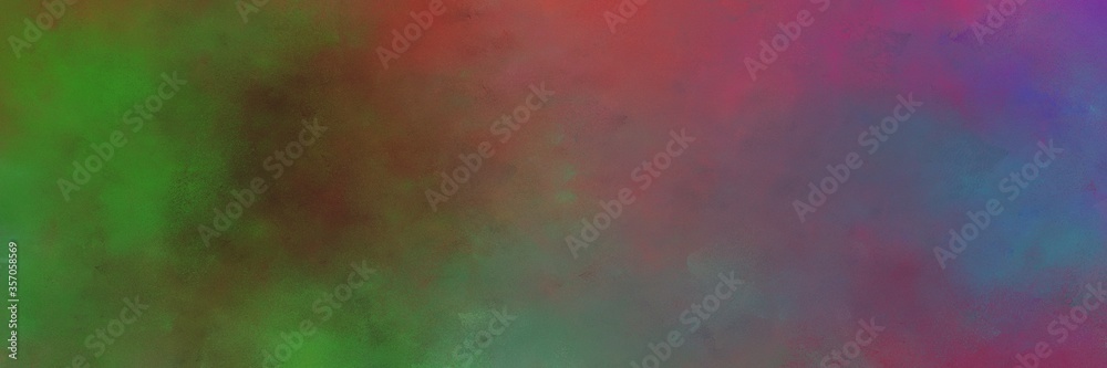 beautiful abstract painting background texture with dark olive green and dim gray colors and space for text or image. can be used as horizontal header or banner orientation