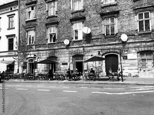 street in Jewish quarter photo