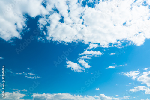 Clouds on the blue sky