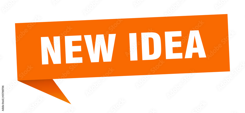 new idea banner. new idea speech bubble. new idea sign new idea banner. new idea speech bubble. new idea sign