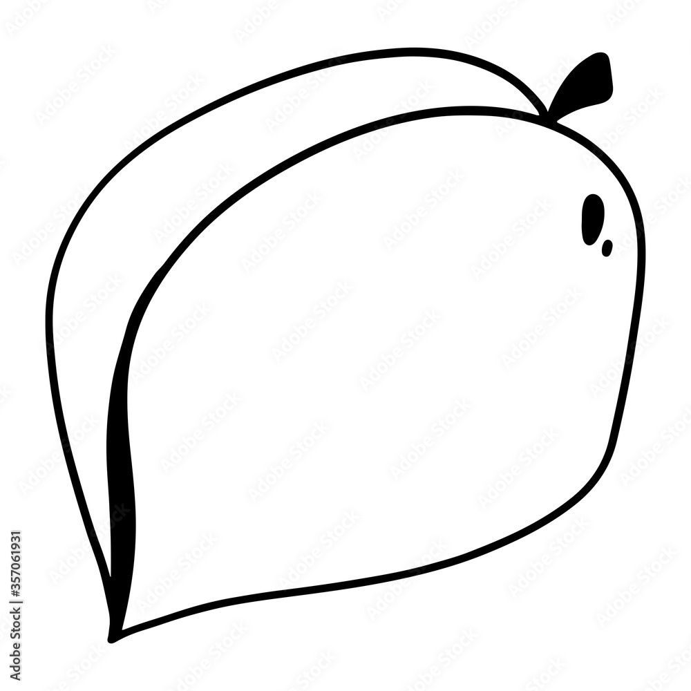 Sweet apricot whole fruit. Hand drawn doodle outline. Print for fabric, packaging, wrapping paper, sticker, postcard, Valentine's day, wedding, coloring page. Sweet apricot whole fruit. Hand drawn doodle outline. Print for fabric, packaging, wrapping paper, sticker, postcard, Valentine's day, wedding, coloring page.