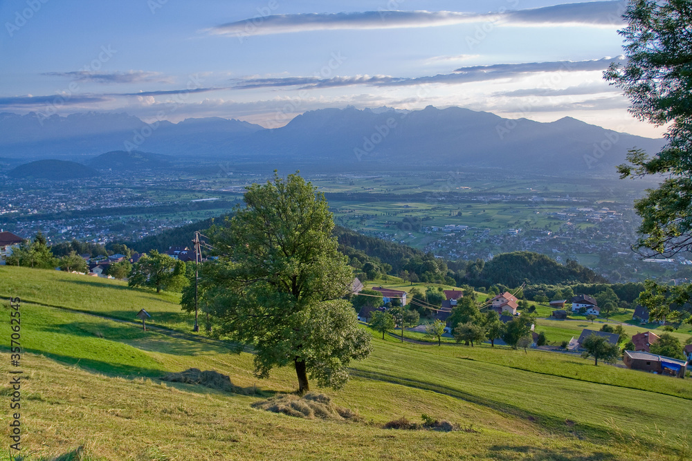 Panorama, Malowniczy Vorarlberg - Austria