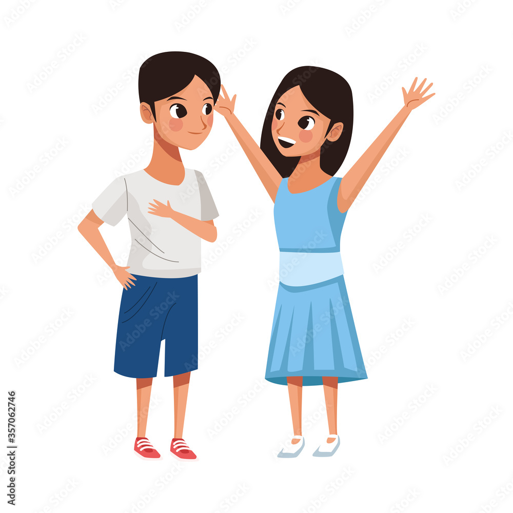 happy little kids avatars characters happy little kids avatars characters