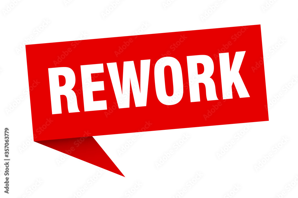rework banner. rework speech bubble. rework sign rework banner. rework speech bubble. rework sign