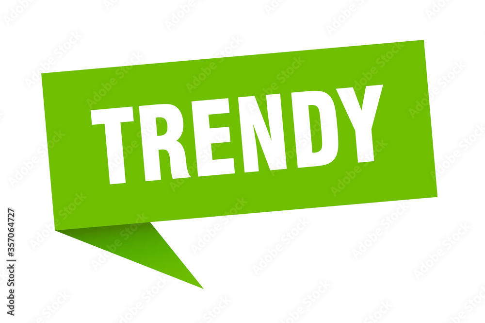 trendy banner. trendy speech bubble. trendy sign trendy banner. trendy speech bubble. trendy sign
