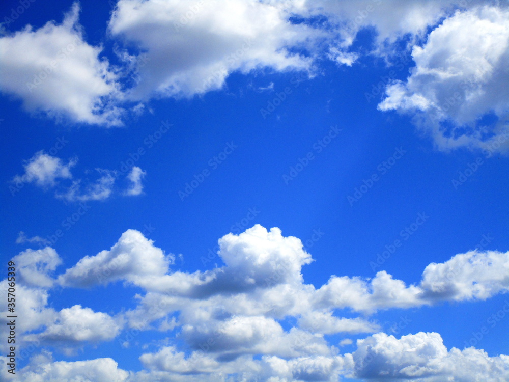 blue sky with clouds