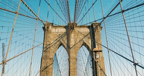 The Brooklyn Bridge, New York City. USA.