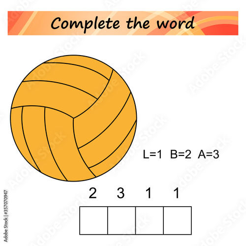 worksheet for preschool kids. Words puzzle educational game for children. Place the letters in right order.