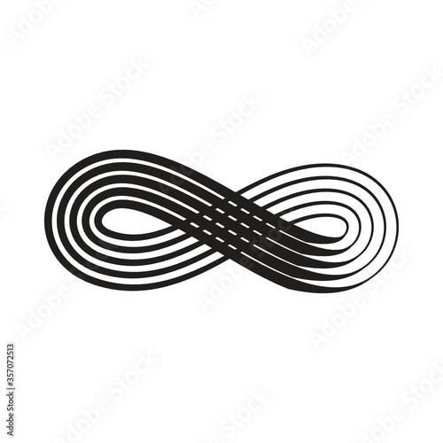 infinity symbol, vector