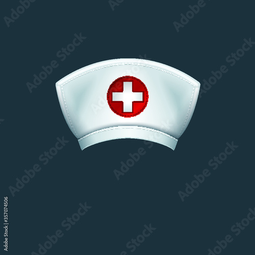 Nurse hat - vector illustration