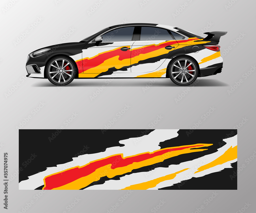 modern stripe for racing car wrap, sticker, and decal design vector. modern stripe for racing car wrap, sticker, and decal design vector.
