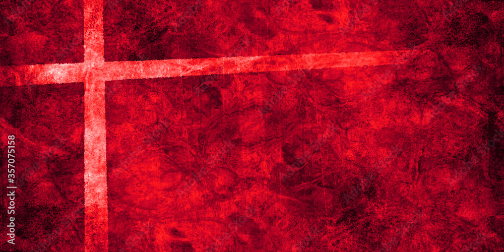 bright red cross on turbulent red and black distressed marble, textured  painting, worship slide background / wallpaper, holy week / communion image  Stock Illustration | Adobe Stock
