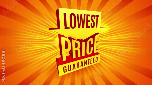 lowest price guaranteed big 3d letters for discount sale promo with hot orange sunburst on background